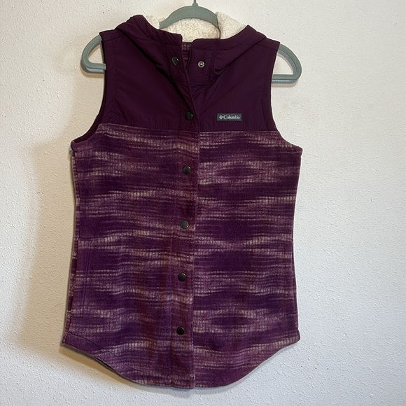 Columbia Women's Fleeced Hooded Winter Vest Size Medium - Picture 7 of 9